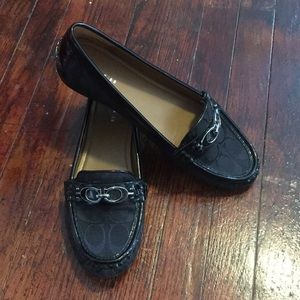 Coach Black loafers